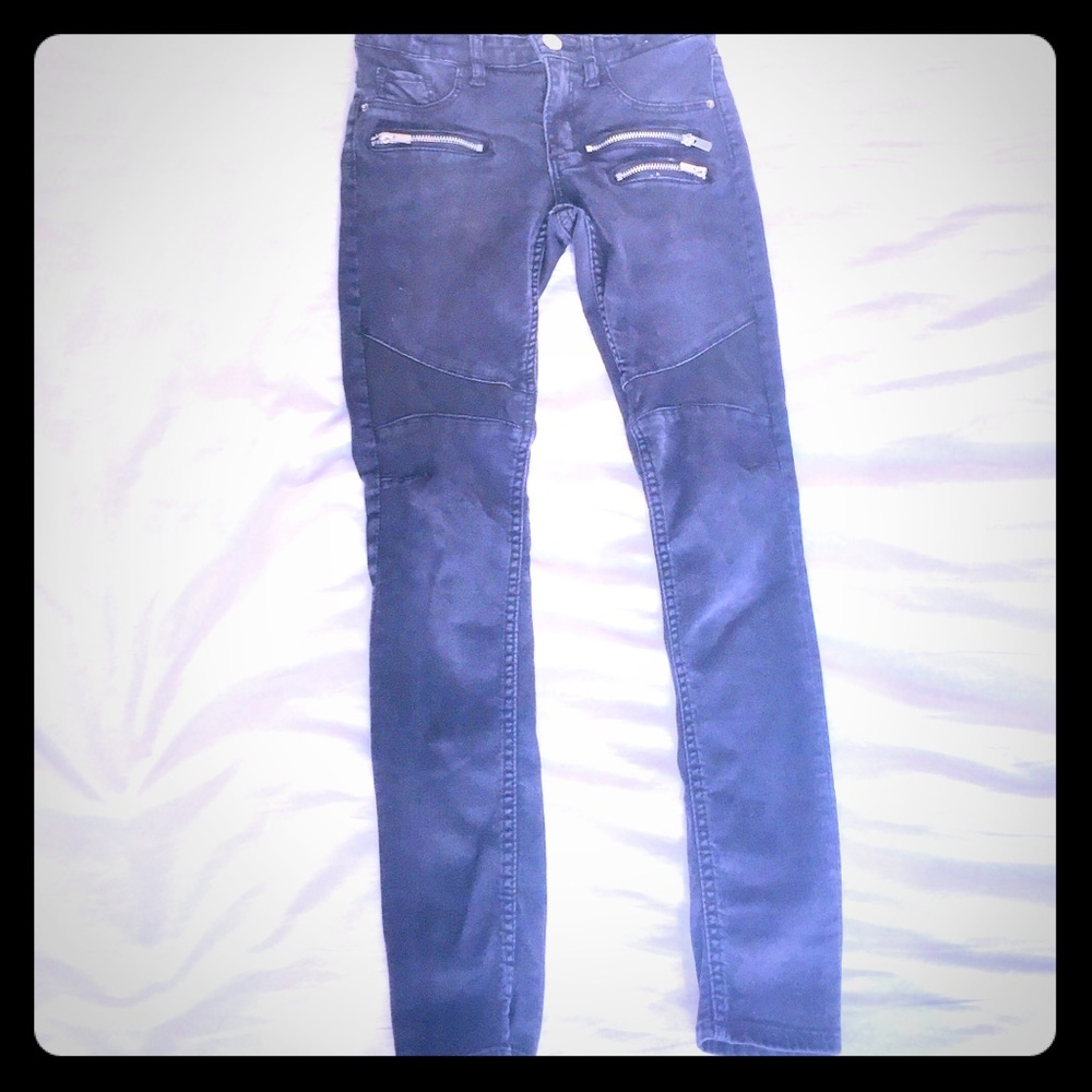 Moto jeans black skinny super stretch